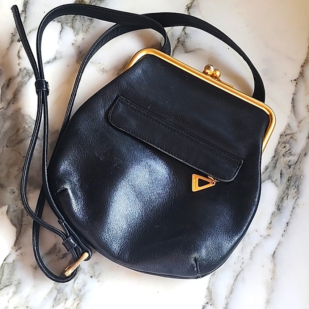 Americana by Sharif Leather Crossbody Purse
